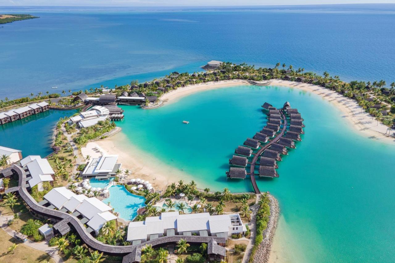 Fiji Marriott Resort Momi Bay Zewnętrze zdjęcie Aerial view of the resort