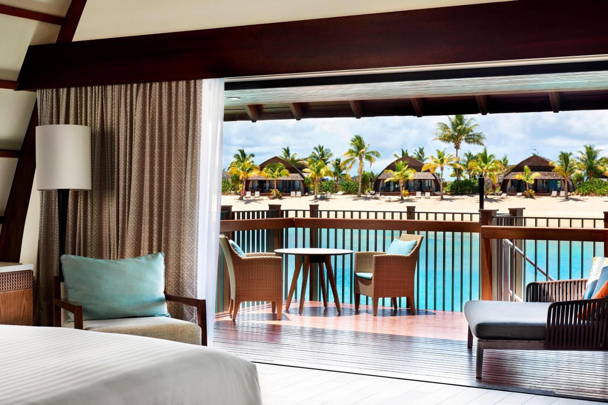 Fiji Marriott Resort Momi Bay Zewnętrze zdjęcie A view from a room at the resort